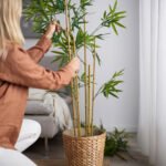 FEJKA Artificial potted plant, in/outdoor/bamboo, 21 cm - Image 3