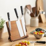 SPJUTFISK Knife holder, magnetic bamboo, 24x20 cm - Image 2