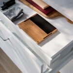 SPJUTFISK Knife holder, magnetic bamboo, 24x20 cm - Image 4