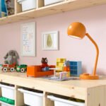KORVSNÖRE LED desk lamp, dimmable/orange - Image 3