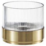 SNÖRPTRÅD LED table decoration, battery-operated, brass-colour