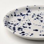 SILVERSIDA Plate, patterned/blue, 26 cm - Image 4