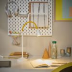 NÄVLINGE LED desk lamp, yellow/white - Image 2