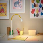 NÄVLINGE LED desk lamp, yellow/white - Image 4