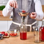 KORKEN Strainer/funnel set of 3, stainless steel - Image 2