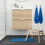 TOFTBO Bath mat, bright blue, 40x60 cm - Image 4