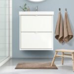 BACKMÅRA Bath mat, beige, 40x60 cm - Image 4
