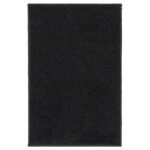BACKMÅRA Bath mat, black, 40x60 cm