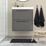 BACKMÅRA Bath mat, black, 40x60 cm - Image 4