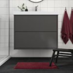 BACKMÅRA Bath mat, deep red, 40x60 cm - Image 4