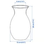 BERGKÖRSBÄR Vase, glass/green, 20 cm - Image 5
