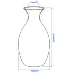 BERGKÖRSBÄR Vase, glass/green, 28 cm - Image 5