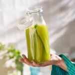 KORKEN Bottle shaped jar with lid, clear glass, 1 l - Image 2