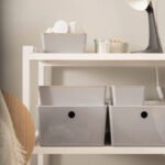 KUGGIS Box, light grey, 13x18x8 cm - Image 4