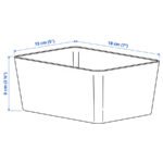 KUGGIS Box, white, 13x18x8 cm - Image 9