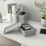 KUGGIS Lid, light grey, 18x26 cm - Image 3