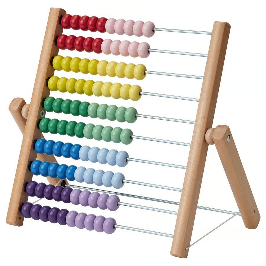 1236-1 underhalla-abacus-multicolour UNDERHÅLLA Abacus, multicolour - Image 1