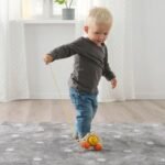 UPPSTÅ Pull toy, hedgehog/multicolour - Image 3