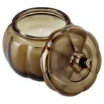 HÖSTAGILLE Scented candle in glass, Spiced pumpkin/green, 20 hr - Image 5