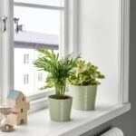 BROKSPIREA Plant pot, light green, 12 cm - Image 2