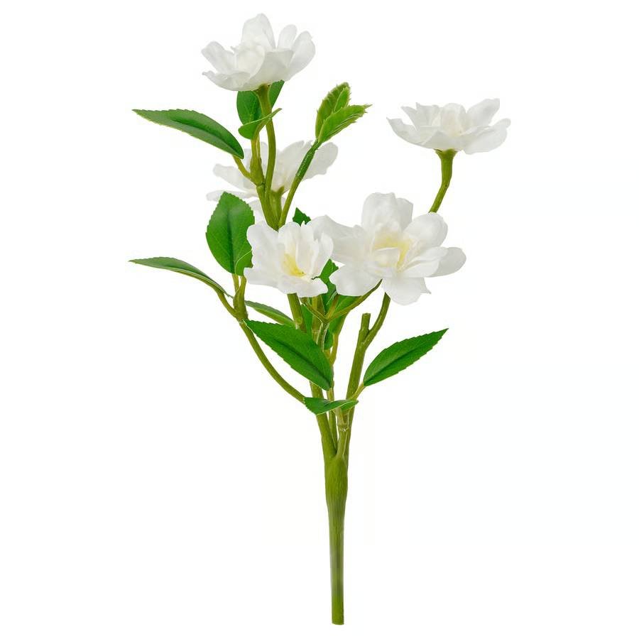 1272-1 smycka-artificial-flower-in-outdoor-pear-blossom SMYCKA Artificial flower, in/outdoor/pear blossom, 21 cm - Image 1
