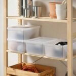 UPPSNOFSAD Lid, transparent white, 25x17 cm - Image 3