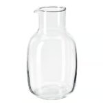 RÖDGASELL Carafe, clear glass, 1.2 l