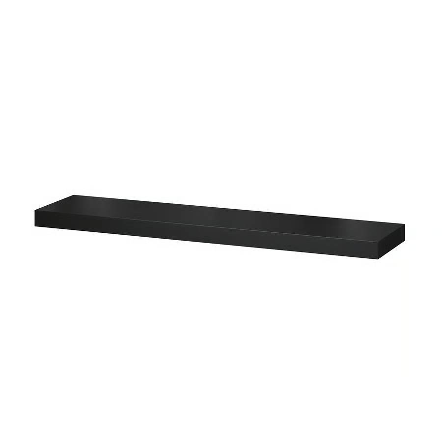 1287-1 lack-wall-shelf-black-brown LACK Wall shelf, black-brown, 110x26 cm - Image 1