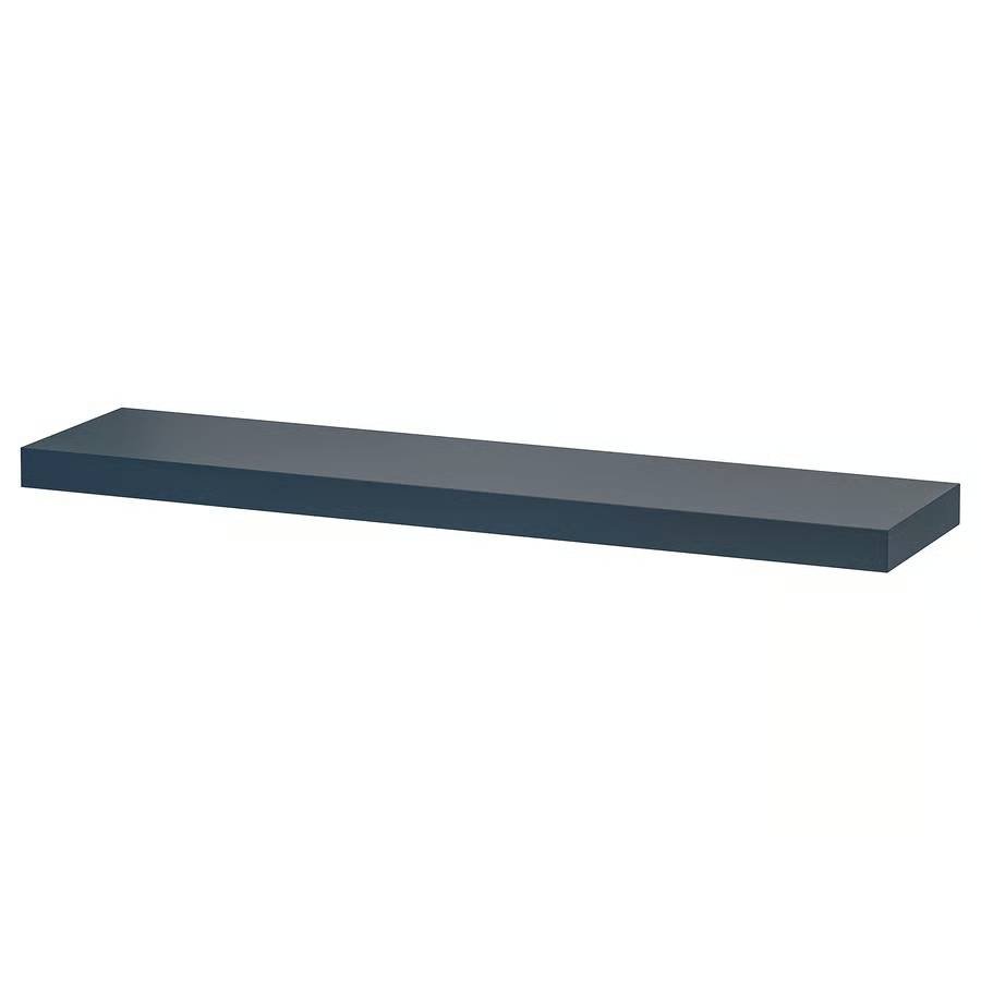 1289-1 lack-wall-shelf-black-blue LACK Wall shelf, black-blue, 110x26 cm - Image 1