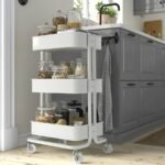 RÅSKOG Trolley, white, 35x45x77 cm - Image 2