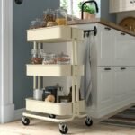 RÅSKOG Trolley, beige, 35x45x77 cm - Image 2