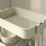 RÅSKOG Trolley, beige, 35x45x77 cm - Image 3