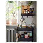 RÅSKOG Trolley, black, 35x45x77 cm - Image 5