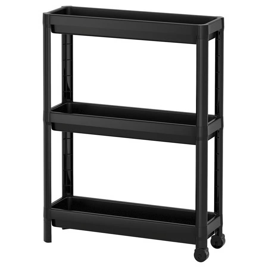 1295-1 vesken-trolley-black VESKEN Trolley, black, 54x18x71 cm - Image 1