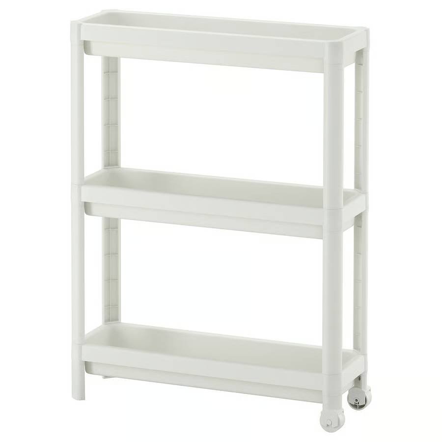 1296-1 vesken-trolley-white VESKEN Trolley, white, 54x18x71 cm - Image 1