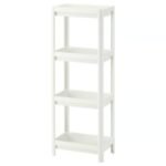 VESKEN Shelf unit, black, 37x23x101 cm