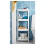 VESKEN Shelf unit, black, 37x23x101 cm - Image 2