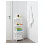 VESKEN Shelf unit, black, 37x23x101 cm - Image 5