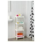 VESKEN Shelf unit, black, 37x23x101 cm - Image 6