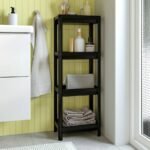VESKEN Shelf unit, white, 37x23x101 cm - Image 2