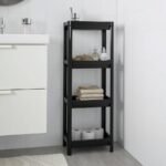VESKEN Shelf unit, white, 37x23x101 cm - Image 3