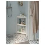 VESKEN Corner shelf unit, white, 33x33x71 cm - Image 2