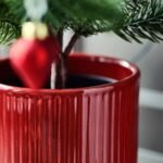 VINTERFINT Plant pot, in/outdoor, red, 12 cm - Image 2