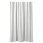 NORDRÖNN Shower curtain, white, 180x200 cm
