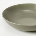 FÄRGKLAR Deep plate, matt green, 23 cm - Image 2
