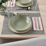FÄRGKLAR Deep plate, matt green, 23 cm - Image 3