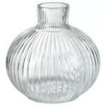 GRÅSPARV Vase, clear glass, 10 cm