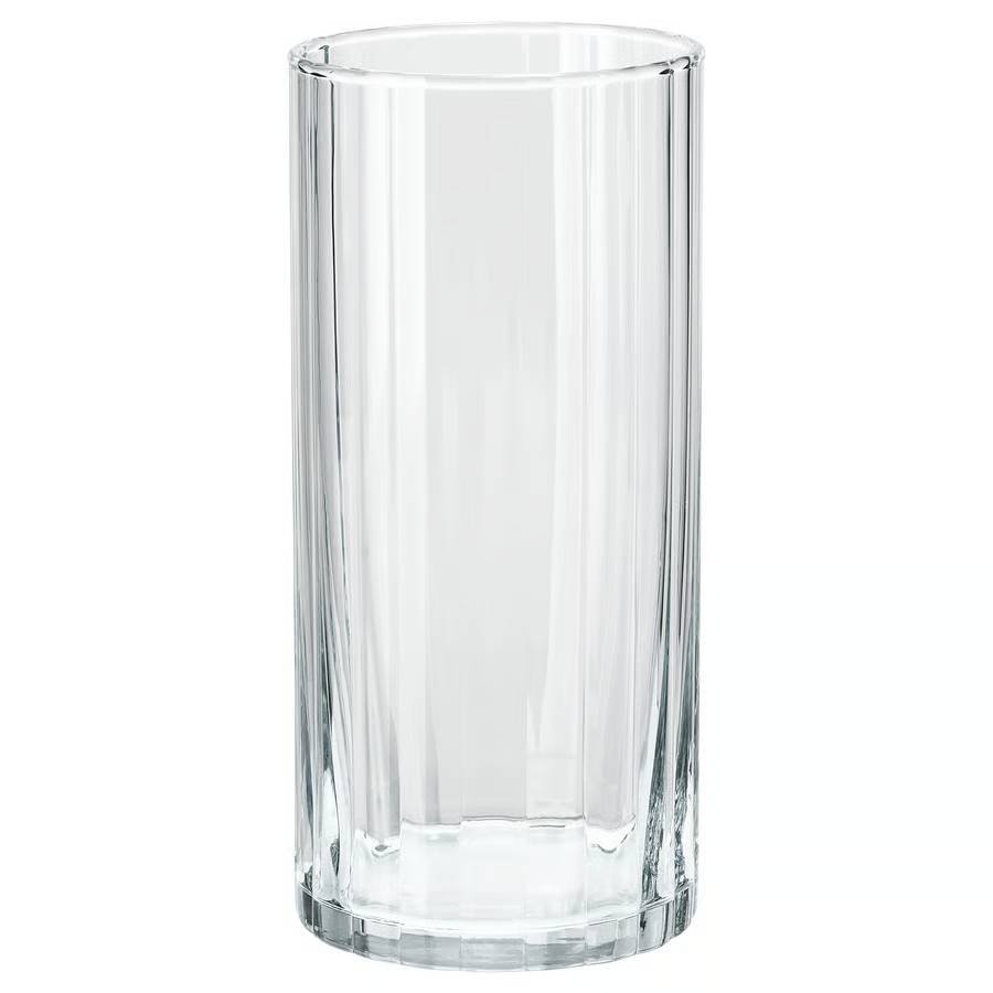1328-1 paerlglada-vase-clear-glass PÄRLGLADA Vase, clear glass, 18 cm - Image 1