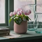 FEJKA Artificial potted plant, in/outdoor Alpine violet/light pink, 12 cm - Image 2