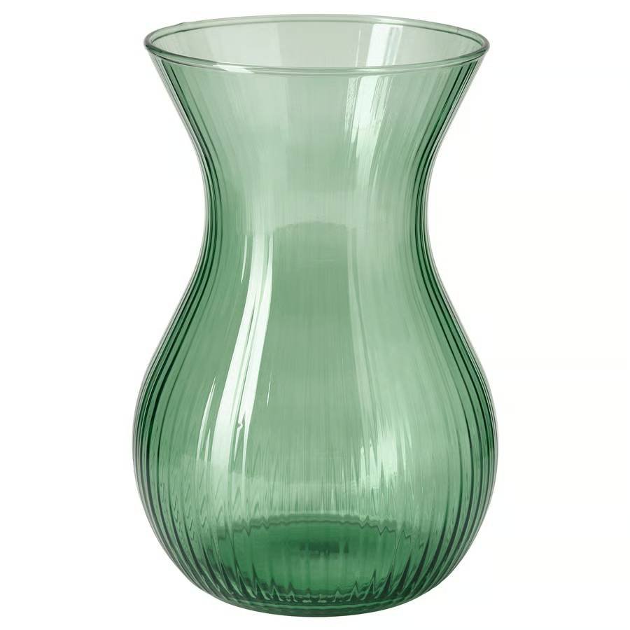 1334-1 rosenmas-vase-green ROSENMÅS Vase, green, 18 cm - Image 1